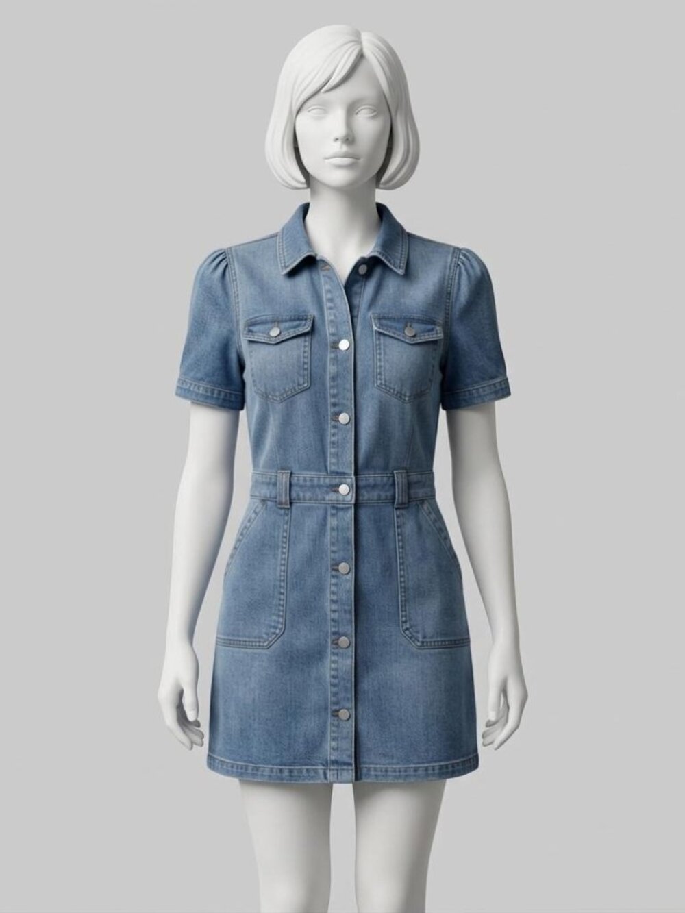 Tinseltown Women's Jeans Denim Dress, Size XXL